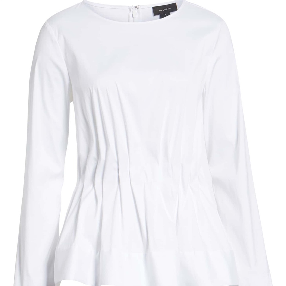 NWT Halogen Tucked Waist Top